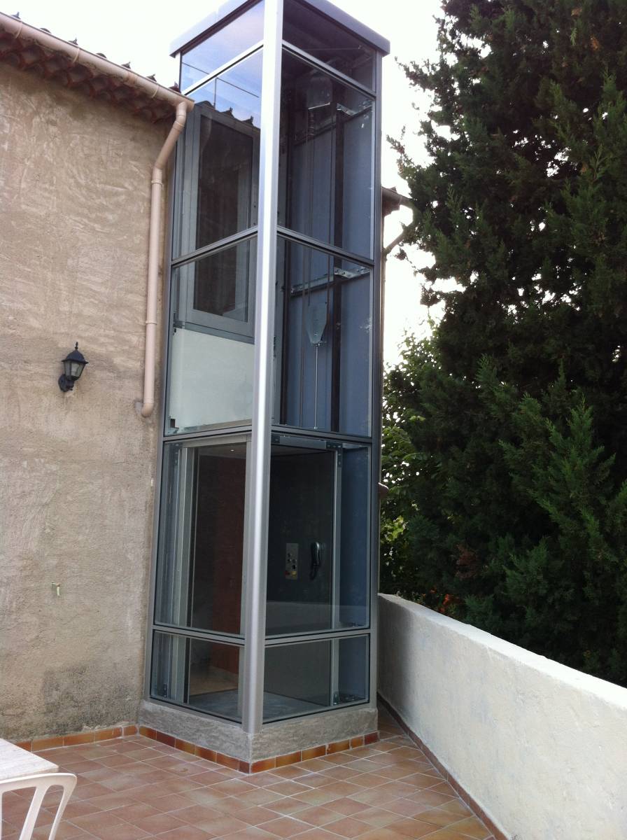 ascenseur mixte structure et maçonnerie